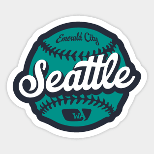 Seattle Baseball Sticker